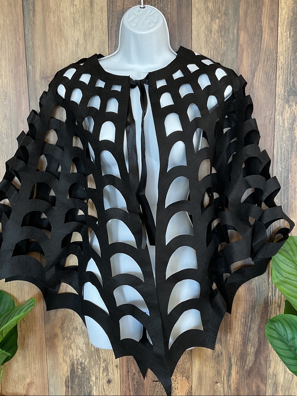 Spider Web Cape with Headband Costume OS   107H